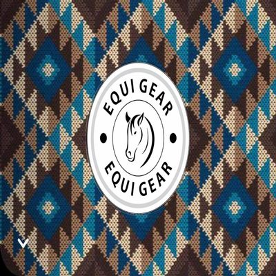 EQUIGEAR Horse Western Ranch Saddle pad/New Zealand Wool Western Saddle Blanket Top Wool Saddle pad Size 34" L x 36" W (Customization Available) za3