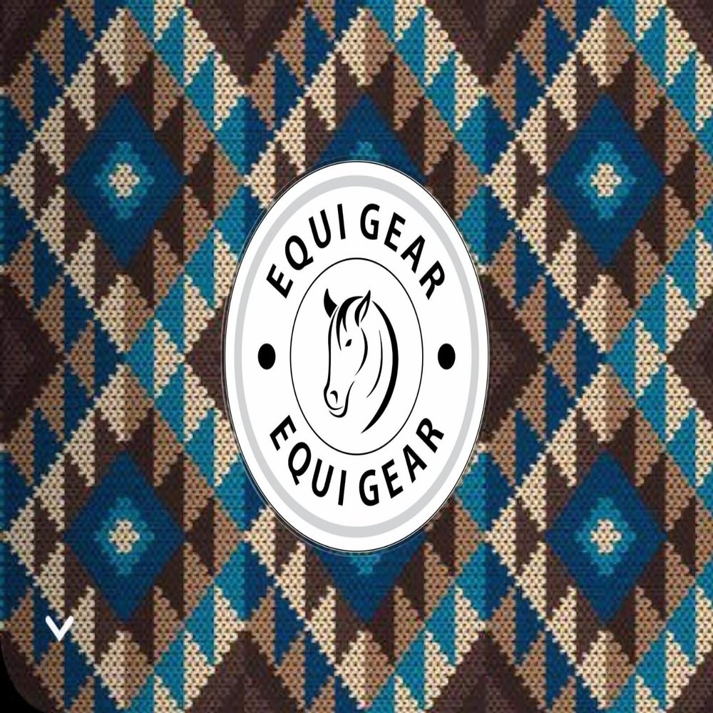 EQUIGEAR Horse Western Ranch Saddle pad/New Zealand Wool Western Saddle Blanket Top Wool Saddle pad Size 34" L x 36" W (Customization Available) za3