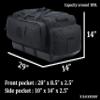 BACKFERRY Large Duffle Bag Duffel Pack with Backpack Shoulder Straps and Shoes Compartment 105L for Sports Travel Hunting Camping. view 2