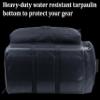 BACKFERRY Large Duffle Bag Duffel Pack with Backpack Shoulder Straps and Shoes Compartment 105L for Sports Travel Hunting Camping. view 4
