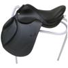AHS us Designer Pannel Jumping Treeless Saddle with Adjustable Girthing Strap and Knee Blocks (15.5", Black) view 3