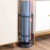 CIRCIR Large Capacity Foam Roller Storage Rack Floor Stand, Black Yoga Mat Holder, Sports Equipment Organized for Yoga Studio/School/Club view 2