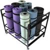 CIRCIR Commercial Large Yoga Mat Storage Cart, Home Gym Studio Organizer Rack for Foam Roller/Exercise Pads/Sports Equipment Display