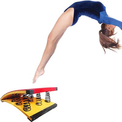 REMYS Big Hard Wood Gymnastic Springboard for Gymnastics Beam/Vault, Professional Thickened Adults Powerboard Sport Equipment
