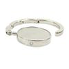 1Pcs Portable Fashion Folding Crystal Alloy Purse Handbag Bag Hanger Hook Holder Table Hook Bag Parts Accessories - (Color: 1Pc) view 3