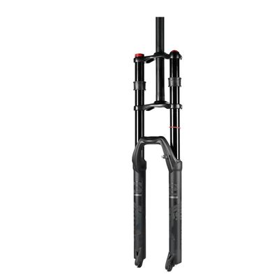 29inch Double Shoulder Air Fork, 9mm Quick Release Aluminum Alloy Straight Tube Shoulder Control Mountain Bike Suspension Forks (Color : Black, Size : 29inch)