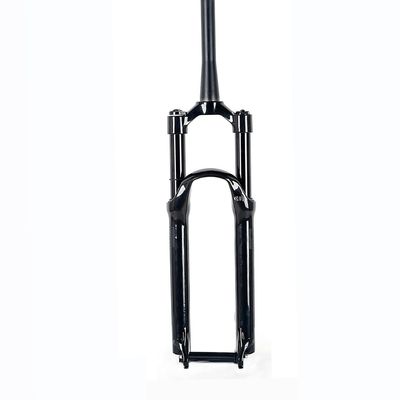 QR 9mm Quick Release 29inch Air Fork, Mountain Manual Lockout Travel 100mm Front Fork Threadless Steerer (Color : Black, Size : 27.5inch)