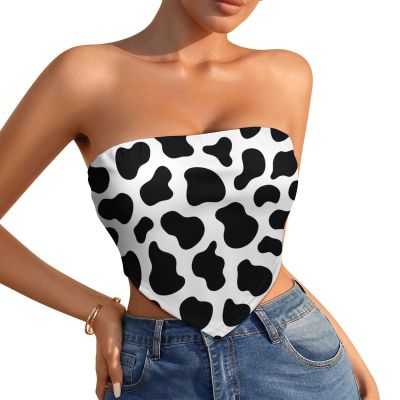 Linkasi Cow Women's Sexy Open Back Thong Bikini Tie Sides Bottom Triangle Bikini Swimsuit