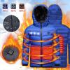 DELESYS Heated Jacket for Boys Girls, Child Electric Heating Jackets Waterproof Windproof Heated Coat Outerwear, Child Electric Heating Jackets Waterproof Windproof Heated Coat Outerwear view 2