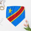 Linkasi Democratic Republic of Congo Flag Women's Sexy Open Back Thong Bikini Tie Sides Bottom Triangle Bikini Swimsuit view 3