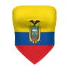 Linkasi Ecuador Flag Women's Sexy Open Back Thong Bikini Tie Sides Bottom Triangle Bikini Swimsuit view 4