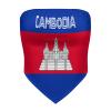 Linkasi Cambodia Flag Women's Sexy Open Back Thong Bikini Tie Sides Bottom Triangle Bikini Swimsuit view 4