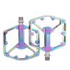 Meteorolite Black/Dazzle Mountain Bike Pedals, 3 Sealed Bearings Aluminum Alloy MTB Pedals with 20 Anti-Skid Pins CNC Bicycle Flat Pedals, 9/16" Lightweight Platform for Road Mountain BMX Bike view 1