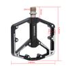 Meteorolite Black/Dazzle Mountain Bike Pedals, 3 Sealed Bearings Aluminum Alloy MTB Pedals with 20 Anti-Skid Pins CNC Bicycle Flat Pedals, 9/16" Lightweight Platform for Road Mountain BMX Bike view 3