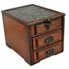 ARTIBETTER Antique Jewelry Box Woman Necklace Jewelry Organizer Trays for Drawers Decorative Storage Boxes Earring Storage Case Ring Necklace Wood view 1