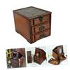 ARTIBETTER Antique Jewelry Box Woman Necklace Jewelry Organizer Trays for Drawers Decorative Storage Boxes Earring Storage Case Ring Necklace Wood view 2