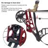 Airshi Compound Bow Press String Changer, Compact Ratchet Bow Press Aluminum Alloy Archery Tool Sturdy for Indoor Use (Red) view 2