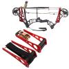 Airshi Compound Bow Press String Changer, Compact Ratchet Bow Press Aluminum Alloy Archery Tool Sturdy for Indoor Use (Red) view 3