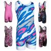 KO Sports Gear Unisex Wrestling Singlet for Adult Wrestlers - Wrestling Singlet for Men & Women - Bold Durable Uniform, Stretchy Breathable Material - Cosmic Wave, Adult X-Small view 1