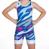 KO Sports Gear Unisex Wrestling Singlet for Adult Wrestlers - Wrestling Singlet for Men & Women - Bold Durable Uniform, Stretchy Breathable Material - Cosmic Wave, Adult X-Small view 4