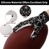 WATSAVPUP Youth Football Gloves Kids Silicone Grip Sports Receiver Gloves with Super Stick Ability for Enhanced Game Experience Training for Beginners (Starry Sky, XS/S(5.5-6 Inch)) view 3