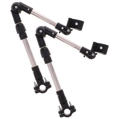 ABOOFAN 2pcs Adjustable Electric Umbrella Holder Foldable Mount Stand for Wheelchairs and Electric Cars Easy to Install Portable Design for