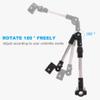 ABOOFAN 2pcs Adjustable Electric Umbrella Holder Foldable Mount Stand for Wheelchairs and Electric Cars Easy to Install Portable Design for view 3
