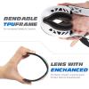 MAXJULI Ski Goggles Snow Snowboard Goggles for Men Women Anti-Fog HD Lens M7 (White Frame+8.31% VLT Silver Len) view 4