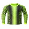 dPois Kids Boys Soccer Jersey Goalkeeper Shirts with Padded Protective Football Goalie Tops Training Tee Undershirt Fluorescent Green 13-14 Years view 1
