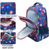JiaYou Unisex Primary School Backpack Boys Girls Casual Daypack fit for school travel daily life(Rainbow,19 Liters) view 4