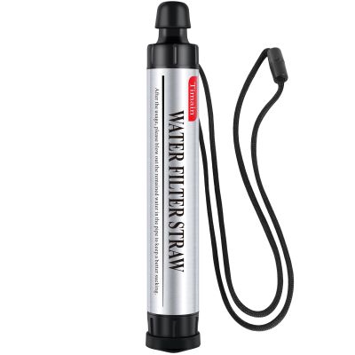 Timain 4-Stage Filtration,High Flow Rate Water Filter Straw,Water Purifier Survival for Emergency Kits,Travel,Camping, Hiking,Fishing,Hunting (1)