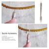 Glomora Badminton Racket Threading Tool, Double-Headed Nail Cone for Sports, Stainless Steel Tennis Racket Stringer & Eyelet Grommets view 2