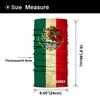 DHSOU 2Pcs Headband Face Scarf Magic Tube Bandanas Headwear Neck Gaiter Balaclava for Mens Womens (Skull Mexico Flag) view 2