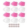 DIY Gnome Beard Set, 12pcs Dwarf Beard Craft Materials & 12 Wooden Balls, Quick Drying and Reusable for Holiday Decor view 1