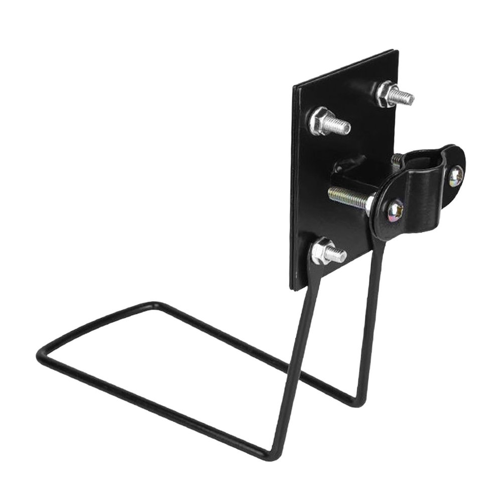 DYNWAVE Bicycle Front Basket Bracket Bike Basket Bracket Sturdy Fixing Accessories with Screws and Nuts Metal Bike Basket Front Mount, L Bracket 1.5 to 3cm