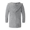 Cardigan Mens Sweater, Long Casual Open Front Knit Sweater with Hood for Men Button Up Sweater Man Tall Cardigan Casual Pockets Cardigan Sweaters Black Mens Sweaters Cardigans (3XL, Gray) view 4