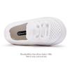 BMCiTYBM Baby Shoes Boys Girls Barefoot First Walking Shoes Breathable Mesh Walker Sneakers Tennis Outdoor Indoor Slip On 18-24 Months Toddler White Size 6 Toddler view 3