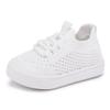 BMCiTYBM Baby Shoes Boys Girls Barefoot First Walking Shoes Breathable Mesh Walker Sneakers Tennis Outdoor Indoor Slip On 18-24 Months Toddler White Size 6 Toddler view 4