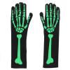 AHCOR Halloween Skull Glove Skeleton Stockings Prom Prop Glow Ghost Bone Socks Prom Party Prom Costume view 1