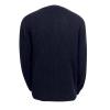 Cardigan Men, Casual Long Sleeve Shawl Collar Buttons Down Cable Knit Cardigan Sweater Mens Vest Cardigans for Cotton Cardigan Sweaters Scoop Neck Black Cardigan Sweaters (3XL, Navy) view 2