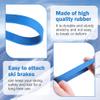 15 Pcs Ski Brake Retainers, 3 Inch Snowboard Brakes Bands Retainers, Snowboard Skis Binding Rubber Brake Retainers for Winter Ski Accessory view 3