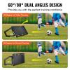 VEVOR Soccer Rebounder Board, Portable Soccer Wall with 2 Angles Rebound, Foldable HDPE Kickback Rebound Board, Soccer Training Equipment for Kids and Adults, Passing & Shooting Practice (45"X18") view 3