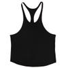 ZUEVI Men's 3 Pack Stringer Tank Tops Muscule Cut Bodybuilding Gym Vest Y-Back Workout Sleeveless T-Shirt (Black&Wine Red&Navy Blue-S) view 3