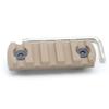 Smith's Kit 5 Slot Rail for M-Rail System Chamfer Edges & Bevelved Ends AluminumT6 Tan/FDE view 2