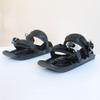 UNISTRENGH Mini Ski Skates Portable Short Ice Skates for Snow, Short Mini Skating Ski Shoes Free Size Short Snowskates Snowblades Skiboards (Black (EU32-38)) view 3