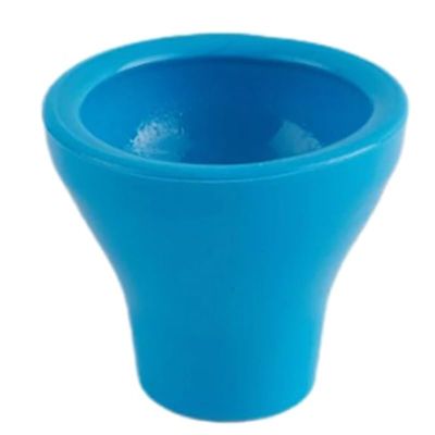 1pc Golf Ball Pick-up Suction Cup Synthetic Rubber Retriever Suction Cup for Putter Golf Training Aid(Light Blue)
