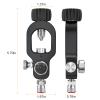 Yasorn DIN Valve Scuba Tank Refill Adapter - 4500 PSI Anti-Rust Aluminum Alloy Fill Station with Gauge | for PCP Paintball HPA Tanks & Diving Gear view 2