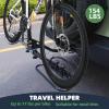 Doppy Hitch Mount Bike Rack,2-Bike Rack Smart Tilting 154 lbs Heavy Weight Capacity for Standard, Fat Tire and Electric Bike, Mount Platform Style for Cars Trucks SUVs Minivans(2-inch Receiver) view 3