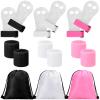 Jenaai 9 Pcs Gymnastics Hand Grips Gloves Wristbands with Drawstring Backpack for Girls Youth Kids Gymnastics Bar Palm Protection Bar Grips Sports Wrist Support Cinch Bags(Classic Color,S) view 1