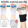 Jenaai 9 Pcs Gymnastics Hand Grips Gloves Wristbands with Drawstring Backpack for Girls Youth Kids Gymnastics Bar Palm Protection Bar Grips Sports Wrist Support Cinch Bags(Classic Color,S) view 4